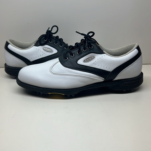 Foot Joy eComfort SoftSpike Lace Up Leather Woman’s Golf Shoes 78577. Size 7.5 - Picture 4 of 12